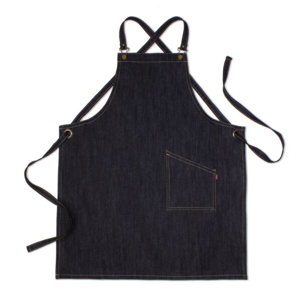 County Classic - Cross Back Bib Apron with Dungaree Clips - Premium Thumbnail