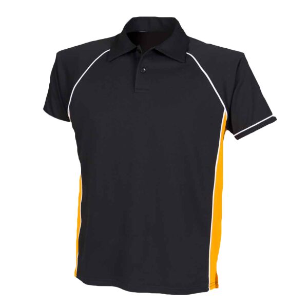 Finden and Hales Performance Piped Polo Shirt Thumbnail