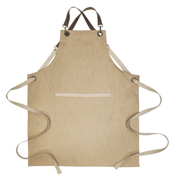 Coast - Cross Back Bib Apron with Leather Halter - Premium Thumbnail